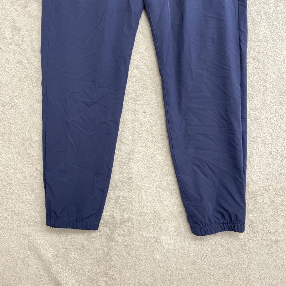 NEW Soybu Men's M Navy Blue Woven Jogger Pants Stretch & Water Resistant - Picture 6 of 8